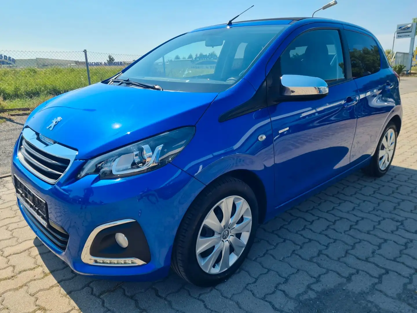 Peugeot 108 TOP Style Faltdach Kamera Sitzheiz. +WR Blau - 2