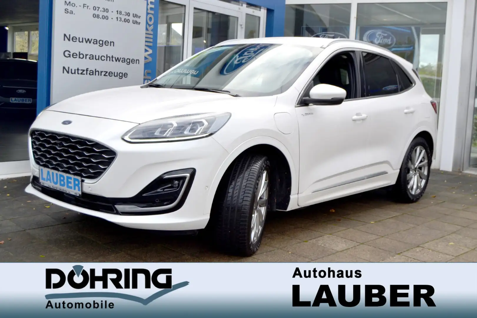 Ford Kuga Kuga 2,5 PHEV Vignale Automatik Navi AHK LED AutoAC Wit - 1