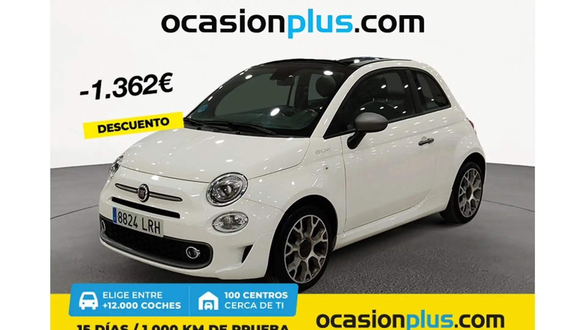 Fiat 500C 1.0 Hybrid Sport 52kW Blanco - 1
