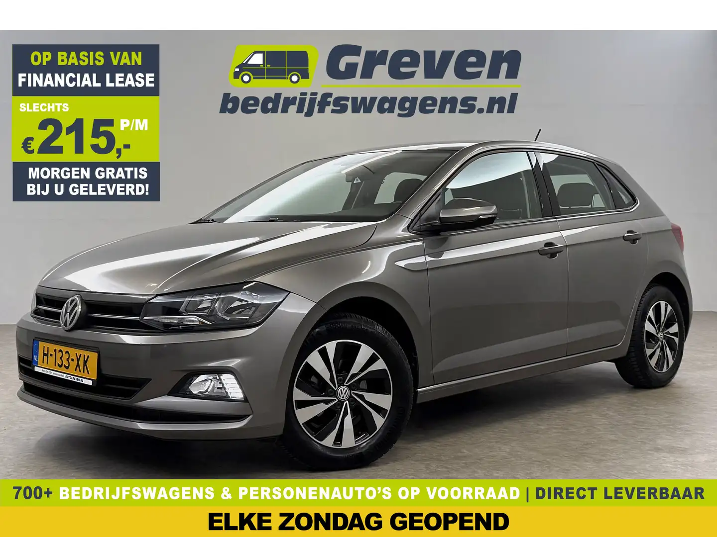 Volkswagen Polo 1.0 TSI | LED | Carplay | Adaptive Cruise | Naviga Gris - 1