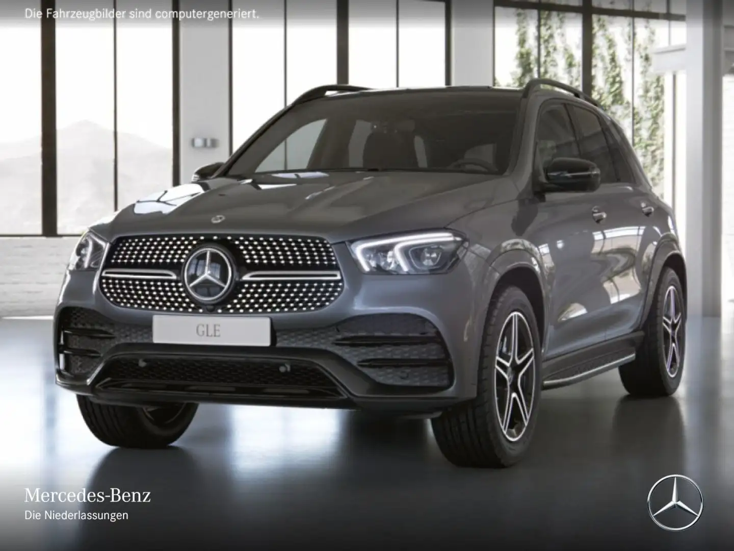 Mercedes-Benz GLE 350 e 4M AMG+EXCLUSIVE+NIGHT+PANO+360+AHK+LED Gris - 2