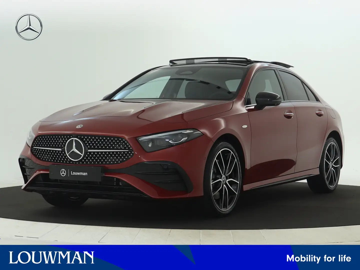 Mercedes-Benz A 250 e Business Solution AMG | Nightpakket | AMG Line P Červená - 1