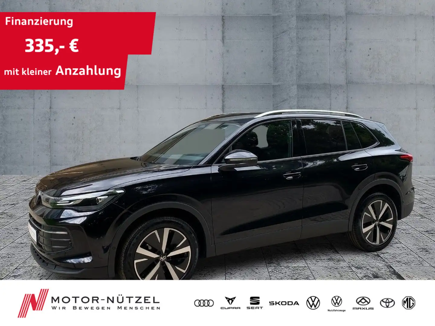 Volkswagen Tiguan 2.0 TDI DSG GOAL LED+NAV+ACC+360°+AHK+19" Schwarz - 1