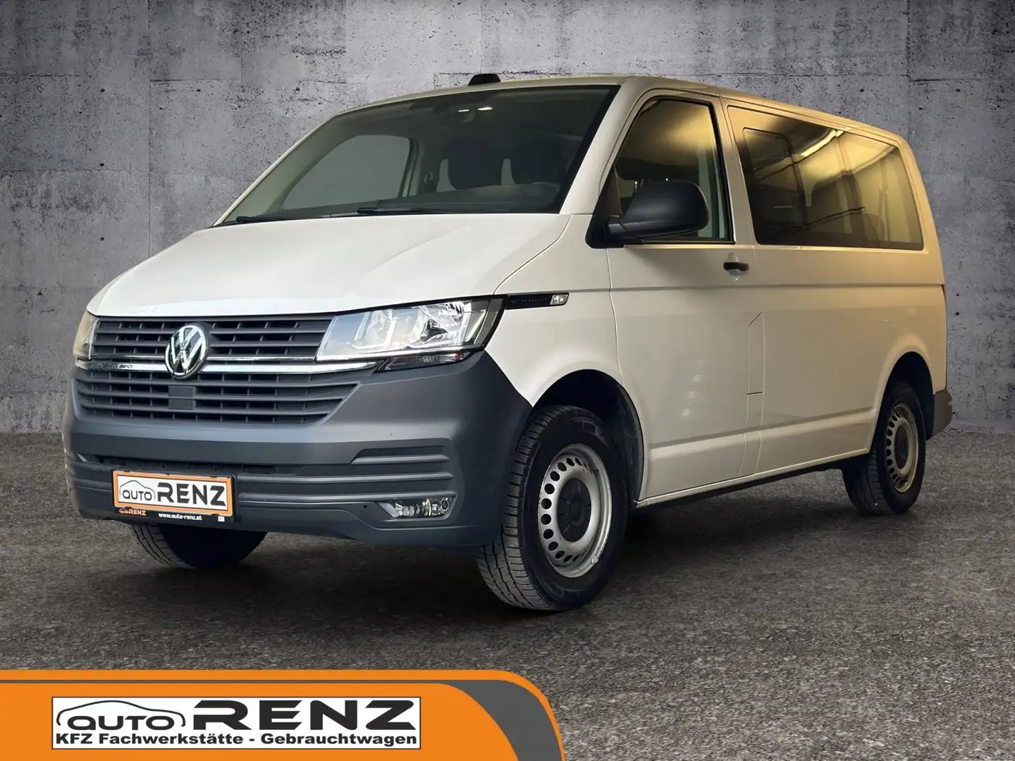 Volkswagen T6.1 Kombi 9 Sitze Frontsch. beh. Klima hinten 2. Verdampfer Weiß - 1