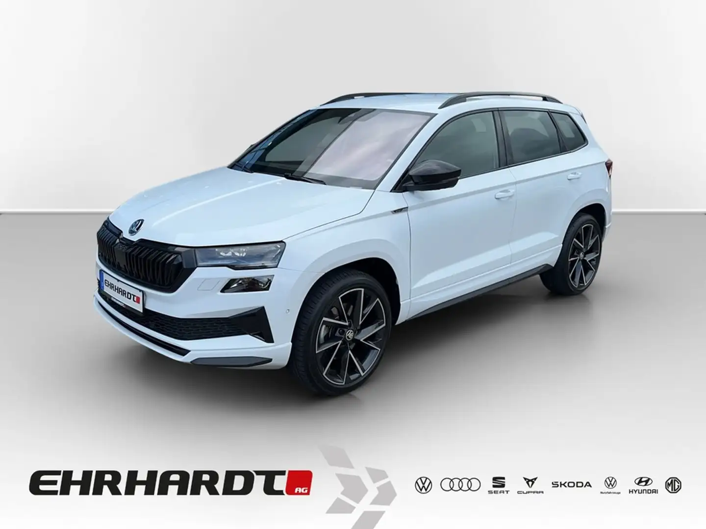 Skoda Karoq 2.0 TDI DSG 4x4 Sportline AHK*STDHZ*MATRIX*NAV*... Weiß - 1