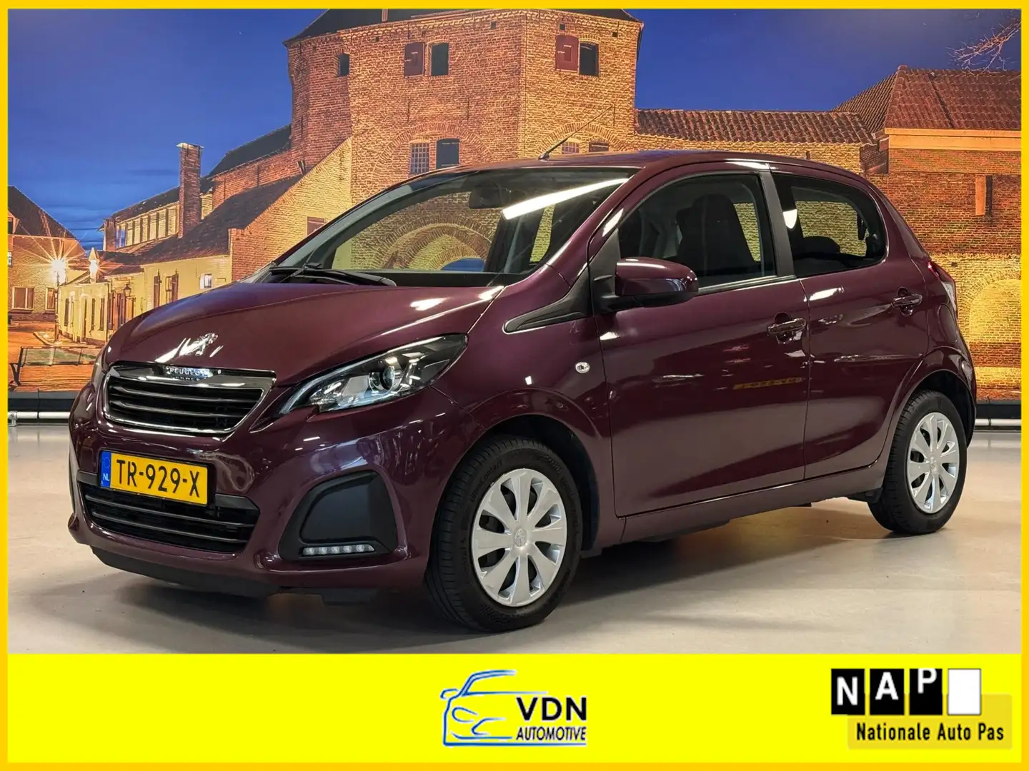 Peugeot 108 1.0 e-VTi Envy Airco LED 5 Deurs Paars - 1
