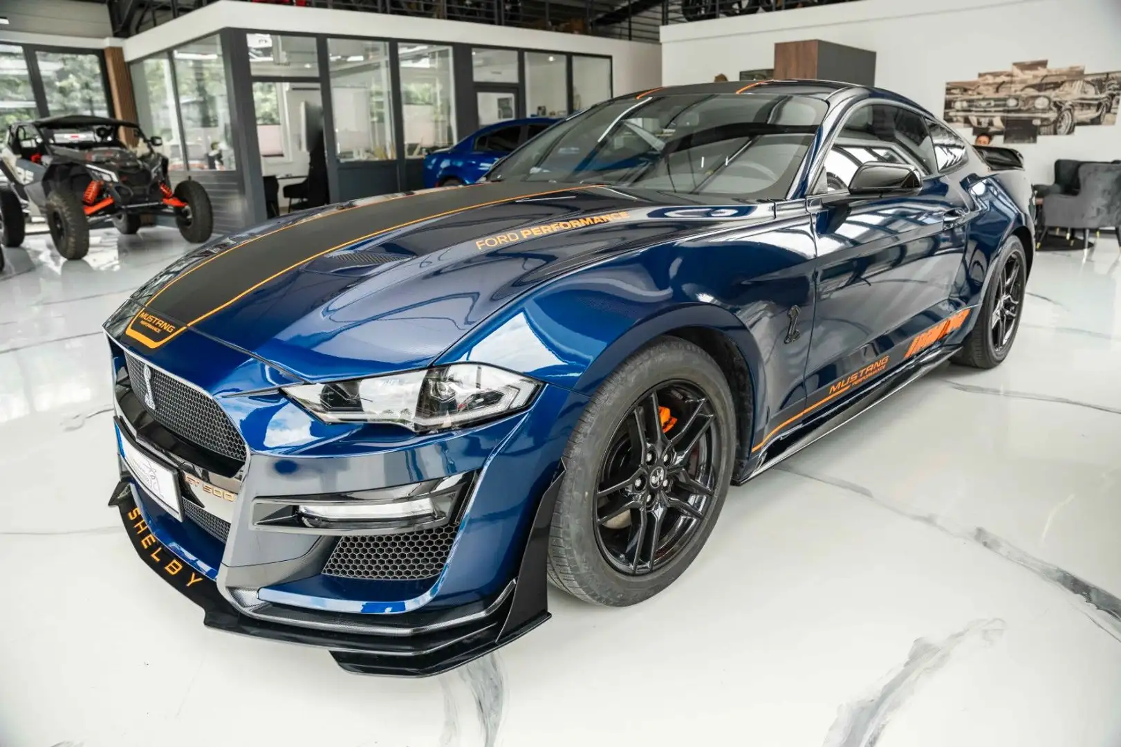 Ford Mustang 2,3 MACH1 LED/ALCANTARA/ALU/KAMERA Blau - 1