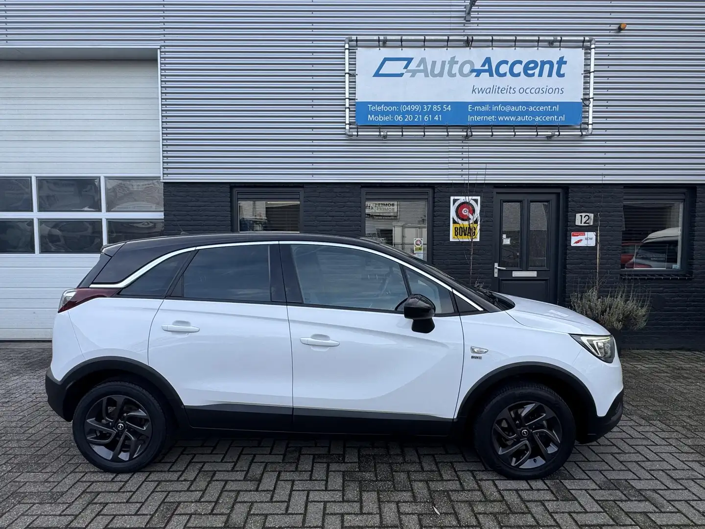 Opel Crossland X 1.2 Turbo 120 Jaar Edition Automaat/Trekhaak/107dk Weiß - 2