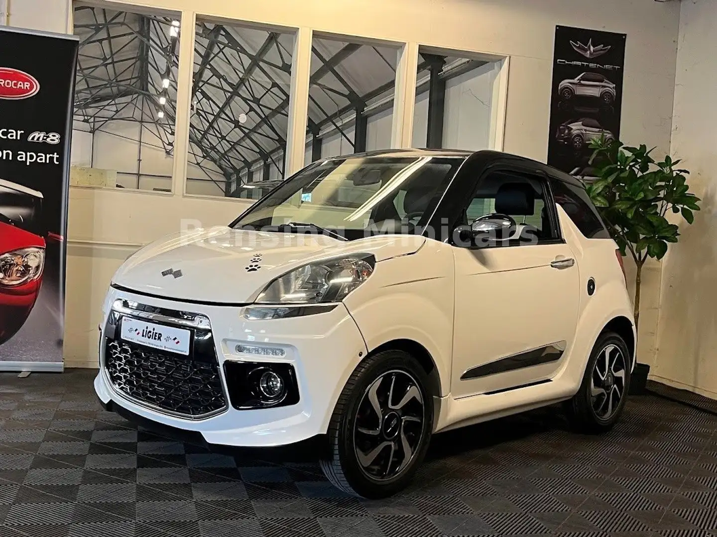 Ligier JS 50 DCI SPORT JS50 Mopedauto Microcar 45 KM Weiß - 2