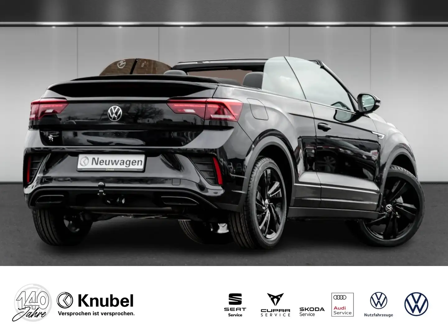 Volkswagen T-Roc Cabriolet R-Line 1.5 TSI DSG LED+ AHK Navi ACC Schwarz - 2