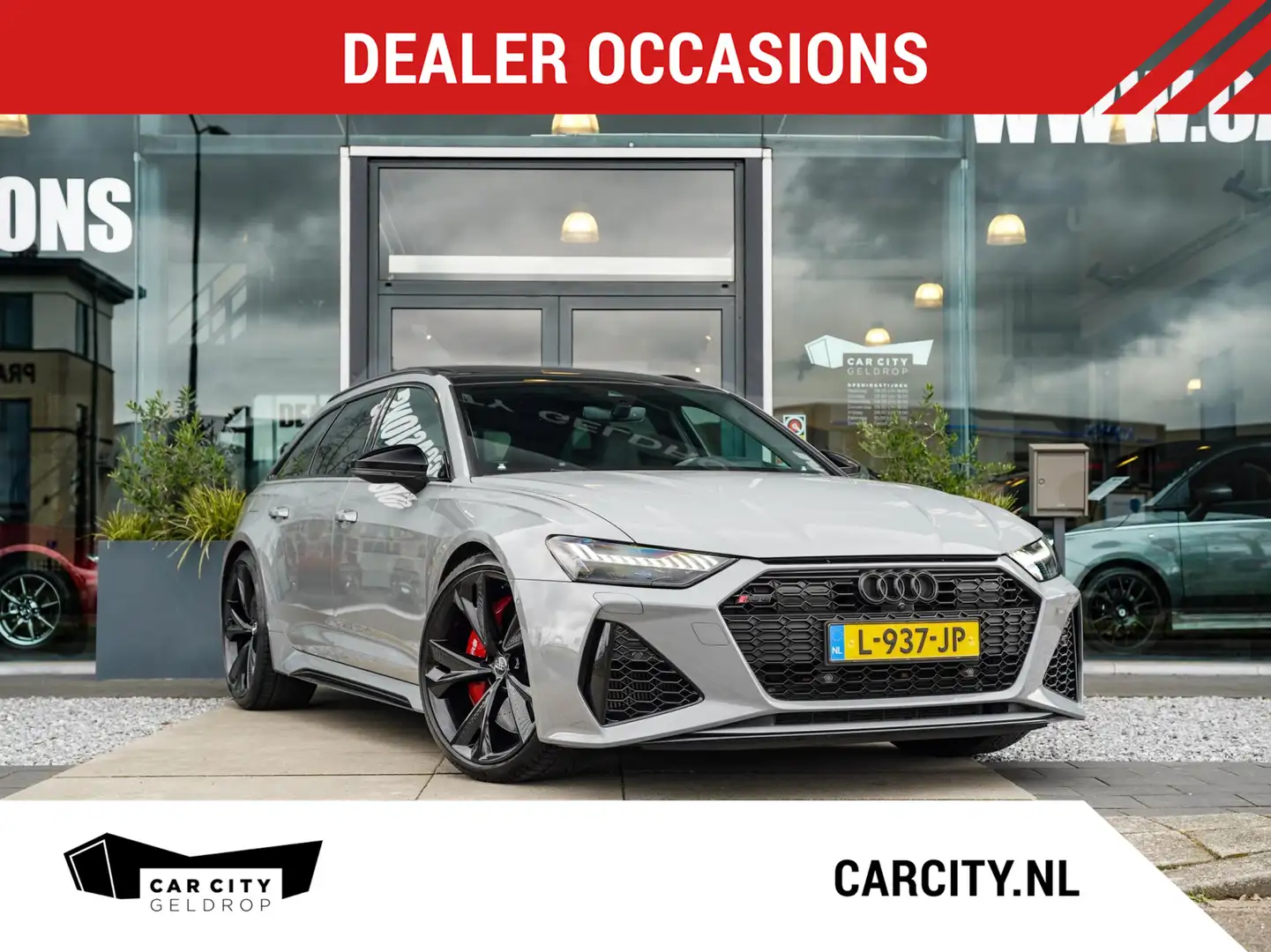 Audi RS6 TFSI quattro / B&O Adv / RS-sportuitlaat / HUD / 3 Gris - 1