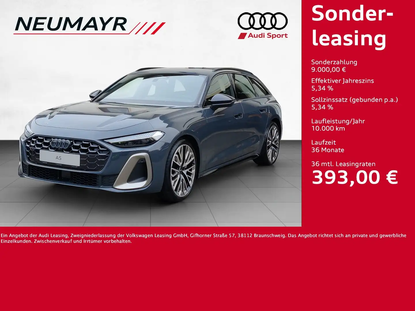 Audi A5 Avant quattro edition one Matrix;Sline; NEU!! Gris - 1