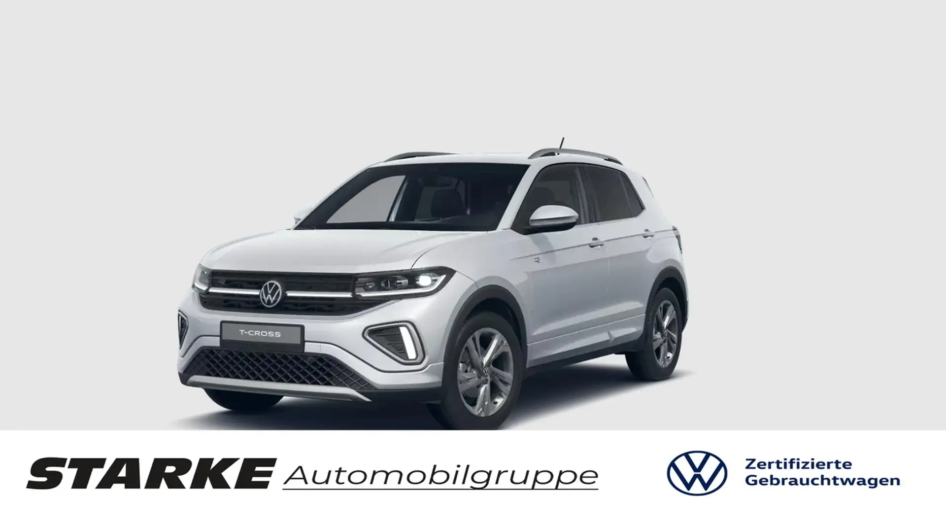 Volkswagen T-Cross 1.5 TSI DSG R-Line Silber - 1