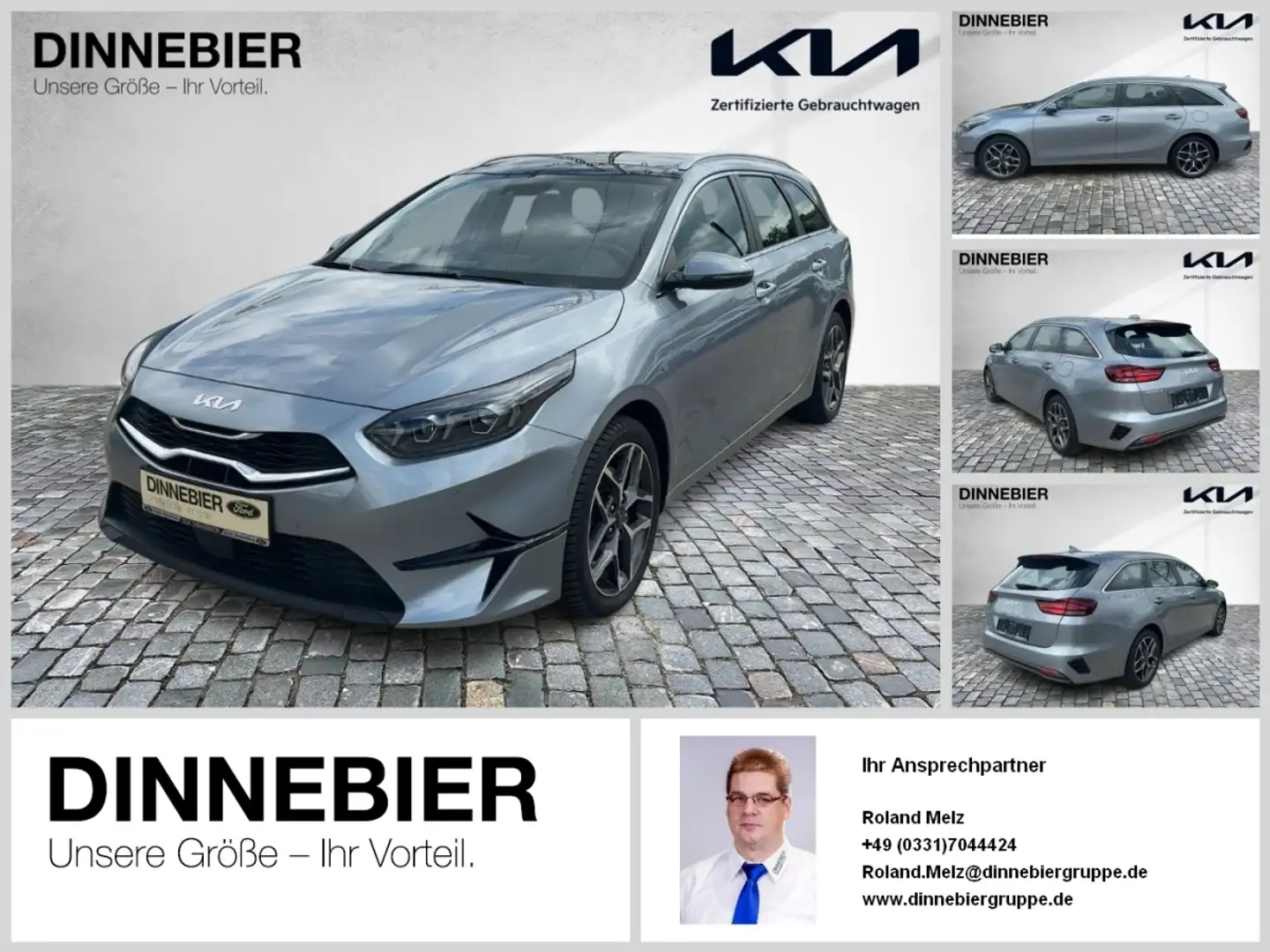 Kia Ceed SW / cee'd SW Ceed Sportswagon Spirit Glasdach+LED+Kamera Argent - 1