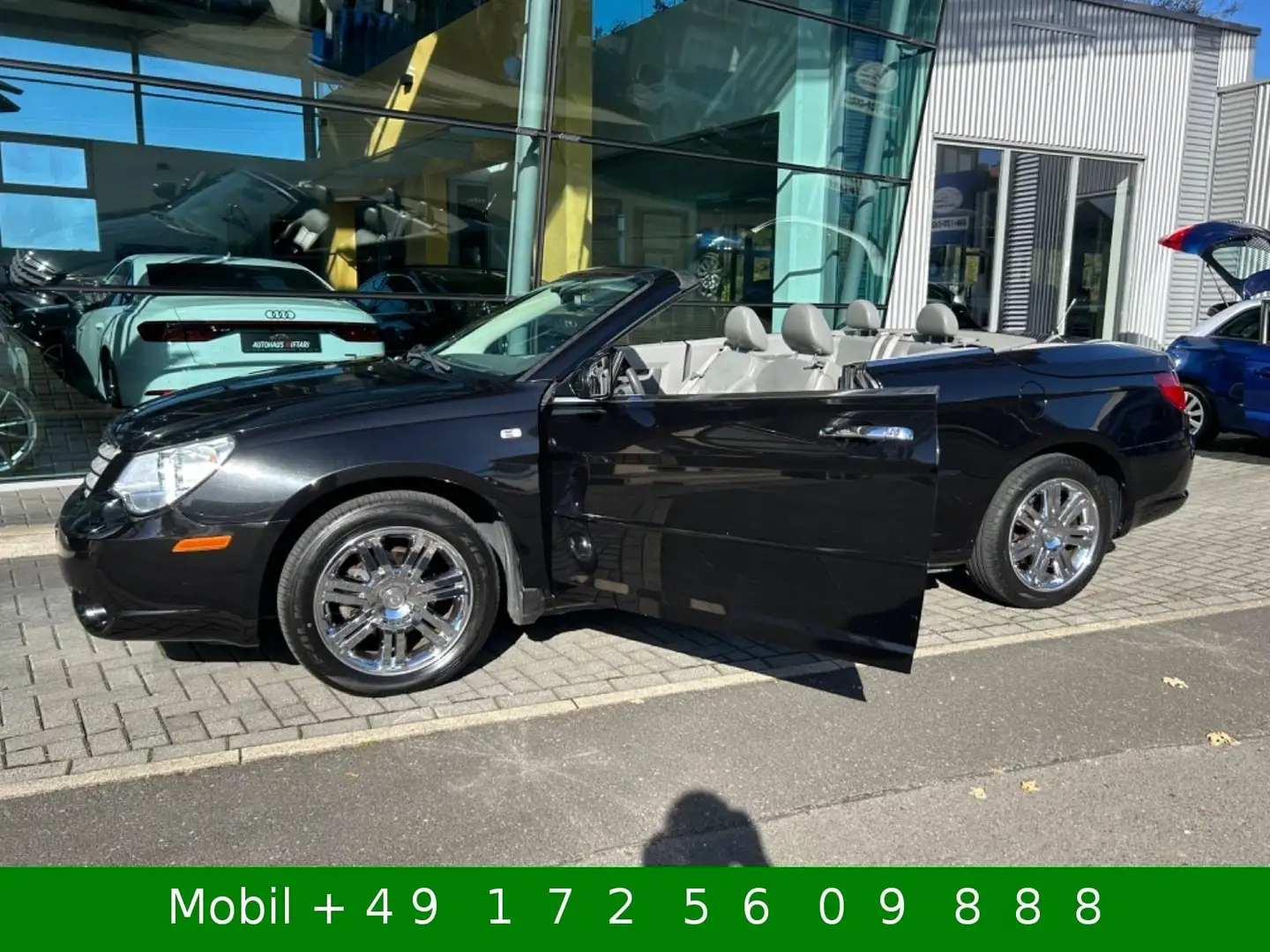 Chrysler Sebring 2,0 CRD Cabrio Limited Leder Navi AHK Negro - 2