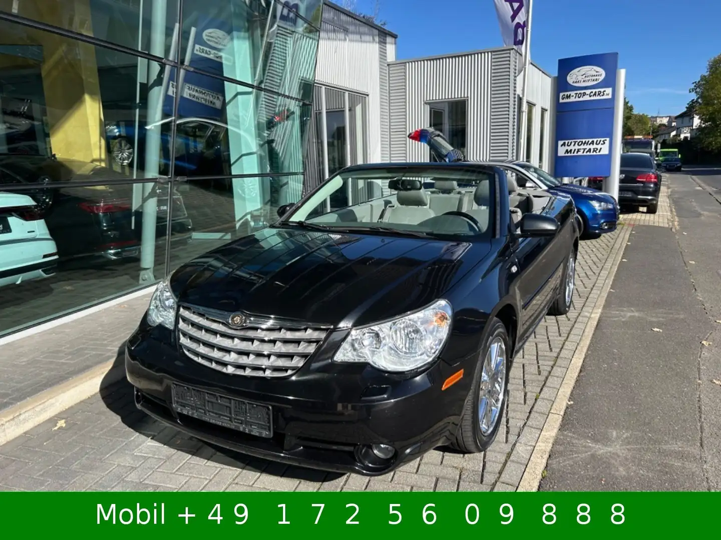 Chrysler Sebring 2,0 CRD Cabrio Limited Leder Navi AHK Negro - 1