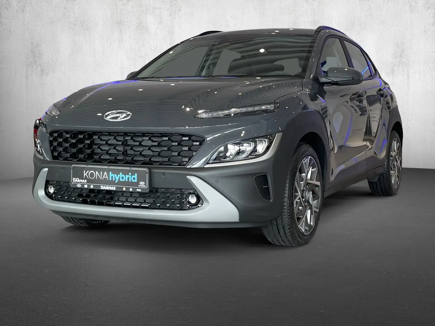 Hyundai KONA KONA 1.6l HEV Trend + LED + Navi + Allwetter Gris - 1