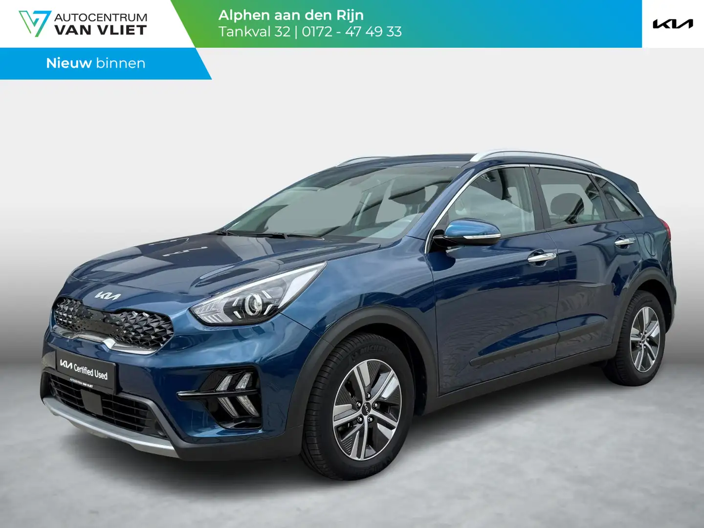 Kia Niro 1.6 GDi Hybrid DynamicLine | Unieke KM Stand | 1e Blu/Azzurro - 1