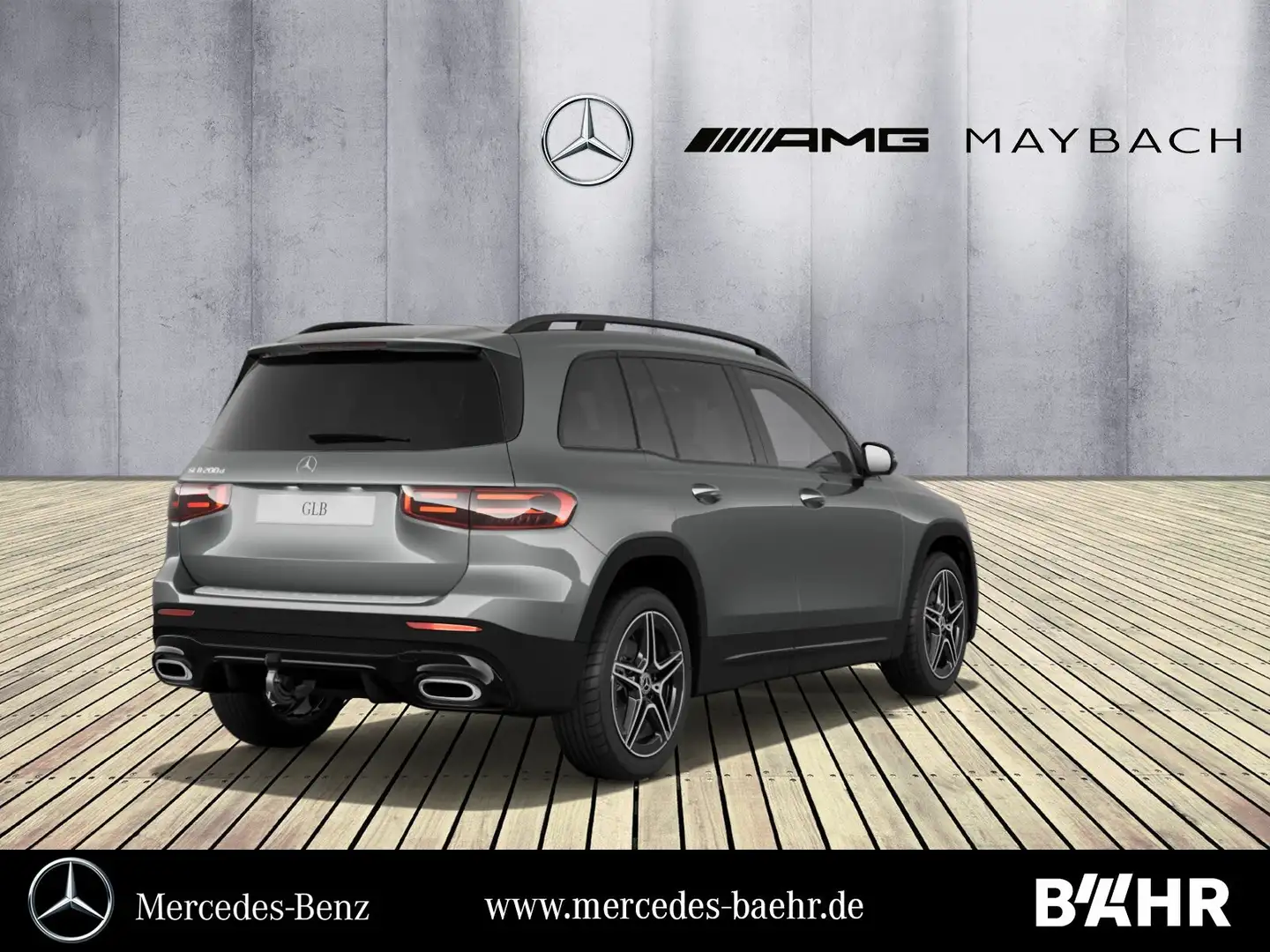 Mercedes-Benz GLB 200 GLB 200 d AMG+Night/MBUX/LED/AHK/Totwinkel/360° Grijs - 2