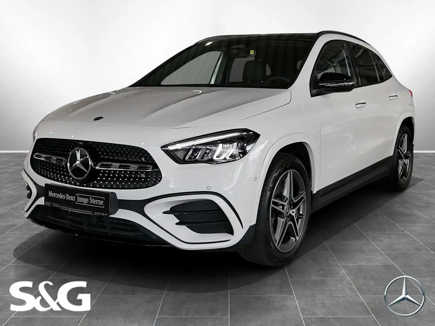 Mercedes-Benz GLA 200 AMG PANO+TOTWINKEL+KAMERA+MBUX+LED+19" Weiß - 1