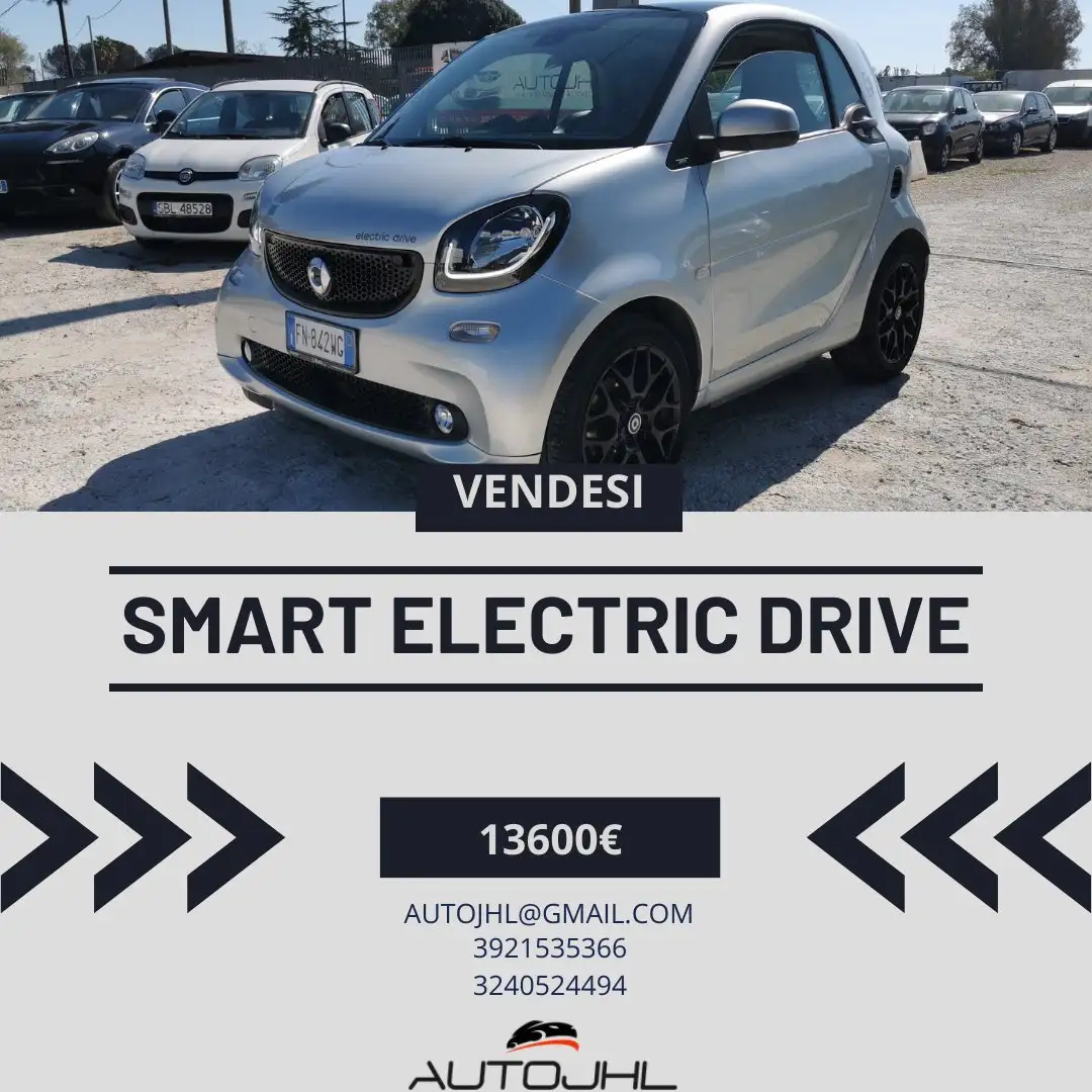 smart forTwo Fortwo electric drive Youngster Argento - 1