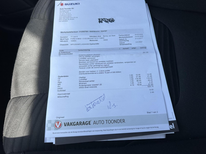 Ford S-Max 1.5 160PK Titanium 7persoons EXPORTPRIJS — photo 26