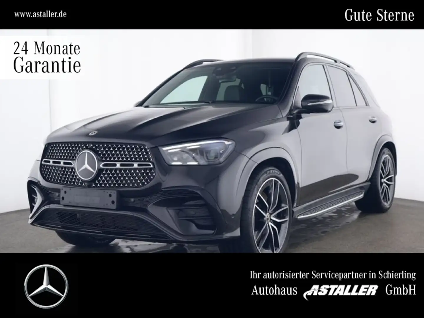 Mercedes-Benz GLE 580 4M AMG Line 2x LED+MBUX+Night+Pano+Distr Zwart - 1