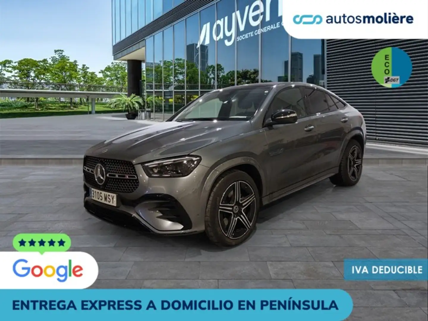 Mercedes-Benz GLE 300 Coupé 300d 4Matic Aut. Gris - 1