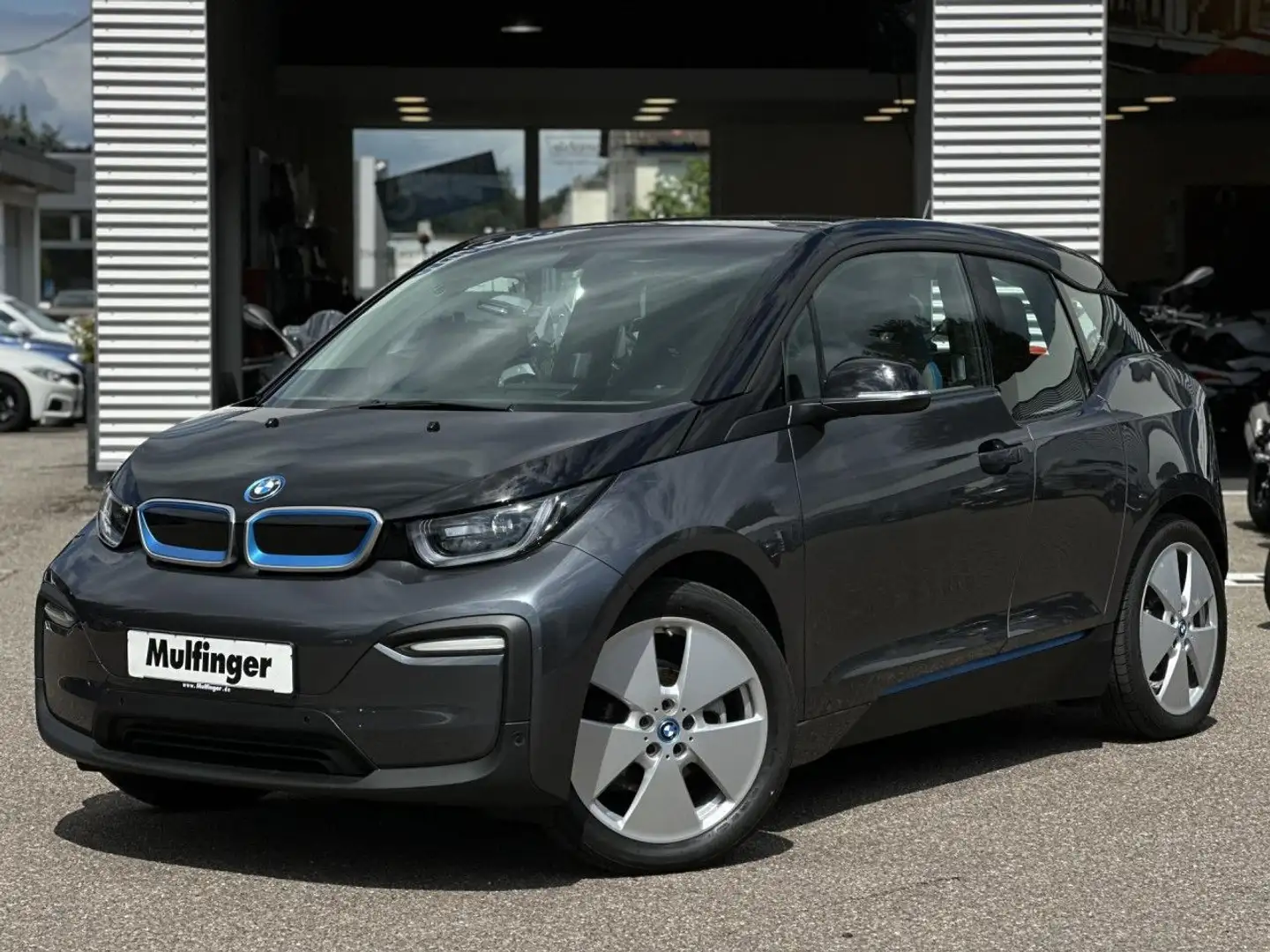 BMW i3 (120 Ah)Navi Kamera Har/Kar.Sitzh.Temp.ParkAs Gris - 2