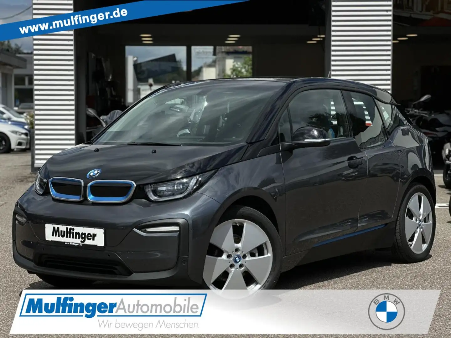 BMW i3 (120 Ah)Navi Kamera Har/Kar.Sitzh.Temp.ParkAs Gris - 1