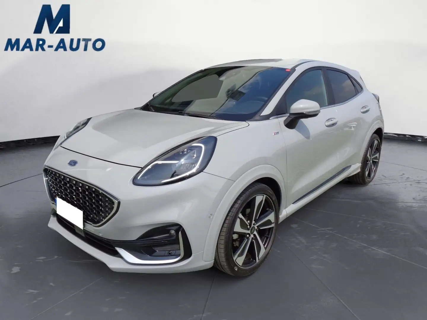 Ford Puma 1.0 EcoBoost Hybrid 155 CV S&S ST-Line Vignale Grijs - 1