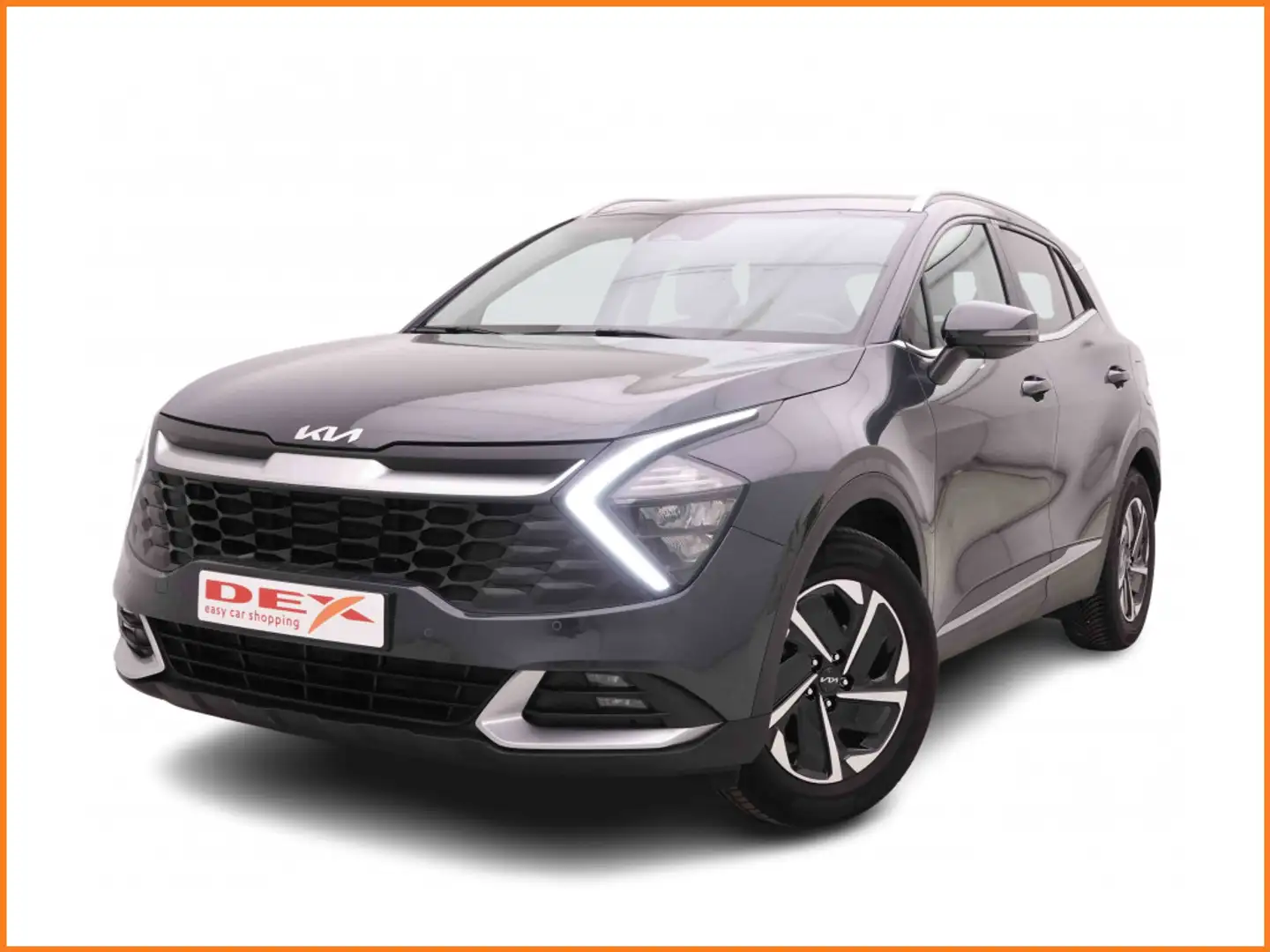 Kia Sportage 1.6 T-GDi 150 MHEV DCT Vision + Navi + Camera + LED + Virtual Cockpit Grijs - 1