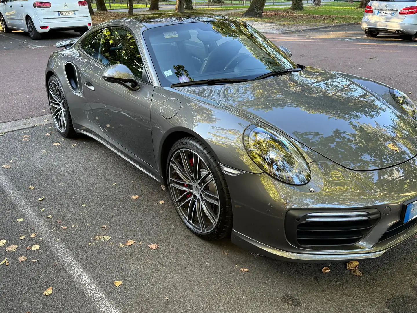 Porsche 991 911 Turbo Coupe 3.8i 540 PDK A Argent - 1