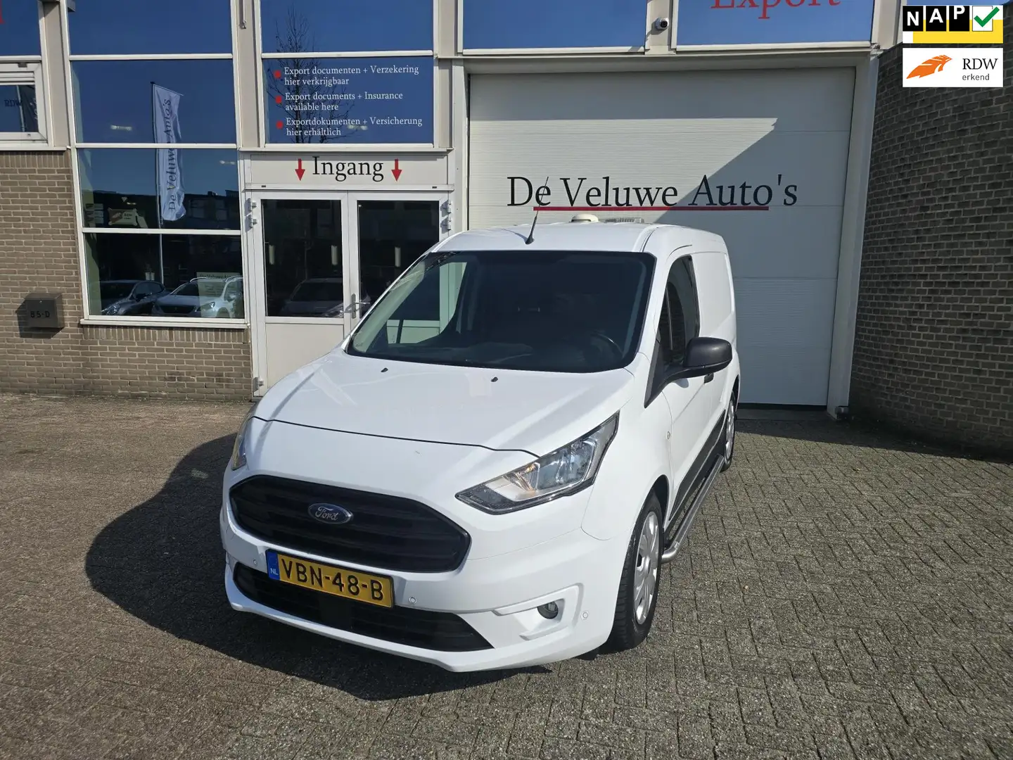 Ford Transit Connect 1.5 EcoBlue L1 Trend HP airco cruise Wit - 1