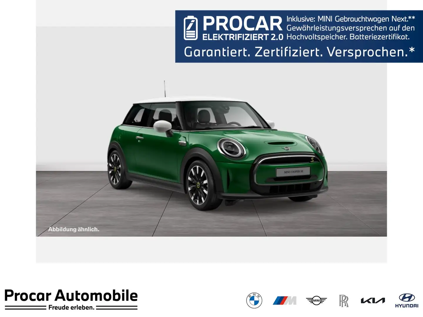 MINI Cooper SE Classic Trim Aut Nav LED RFK Komfzg Grün - 1