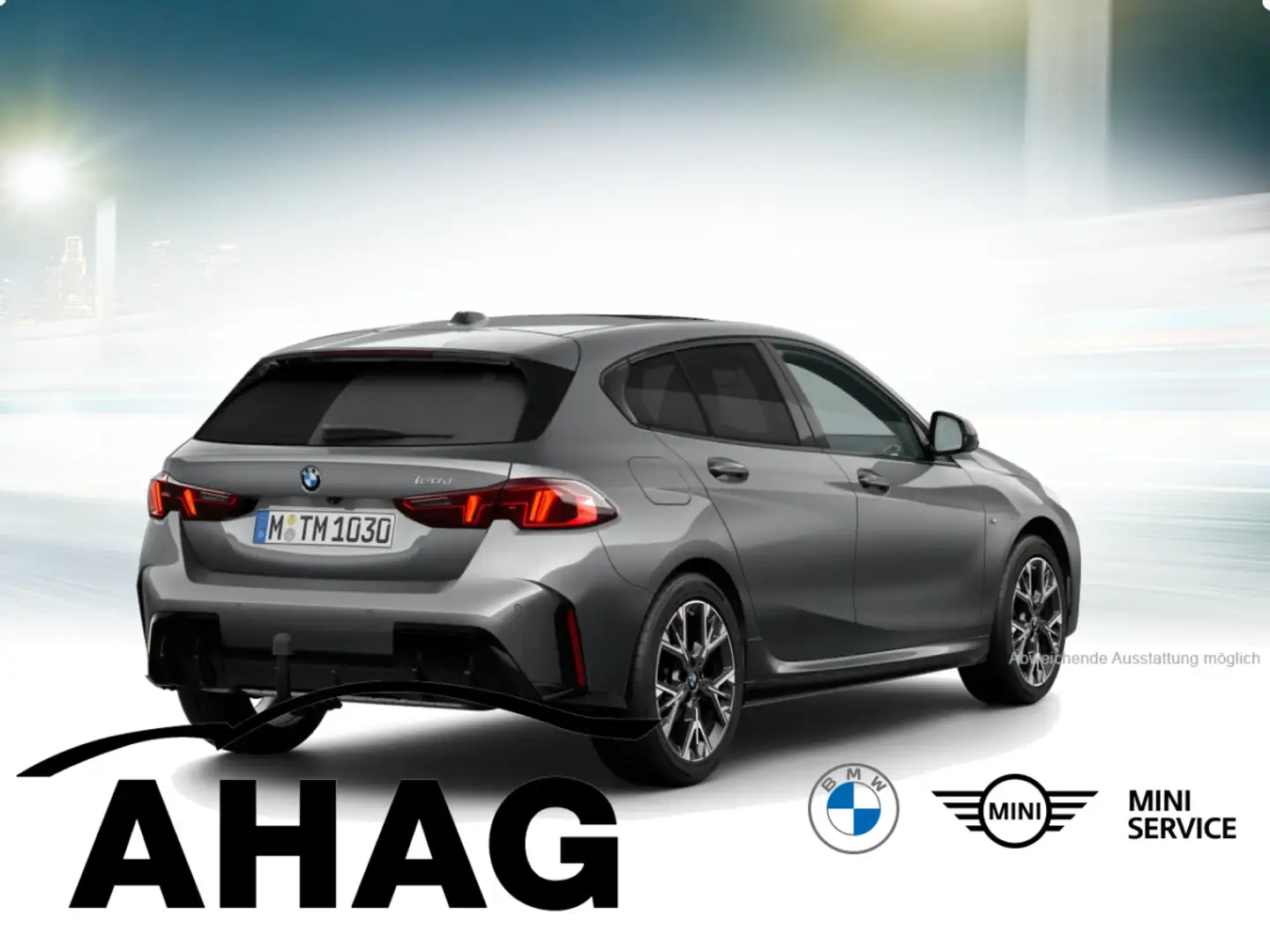 BMW 120 d Steptronic M Sportpaket Panorama Klimaaut. Grau - 2