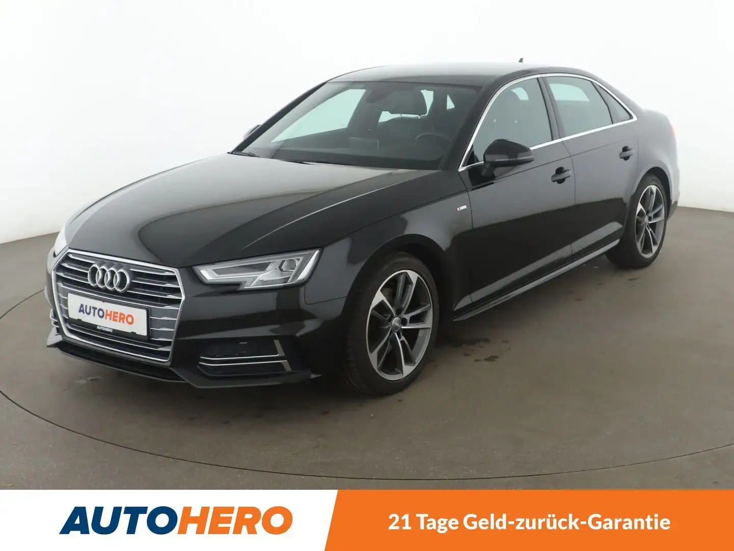 Audi A4 1.4 TFSI ACT Sport Aut.*SLINE*NAVI*TEMPO*LED*PDC* Noir - 1