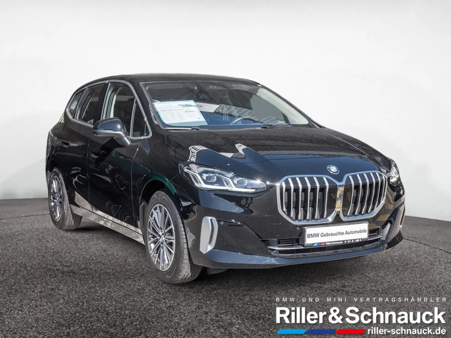 BMW 220 i Active Tourer Luxury Line 360°+HUD+ACC+K Noir - 2