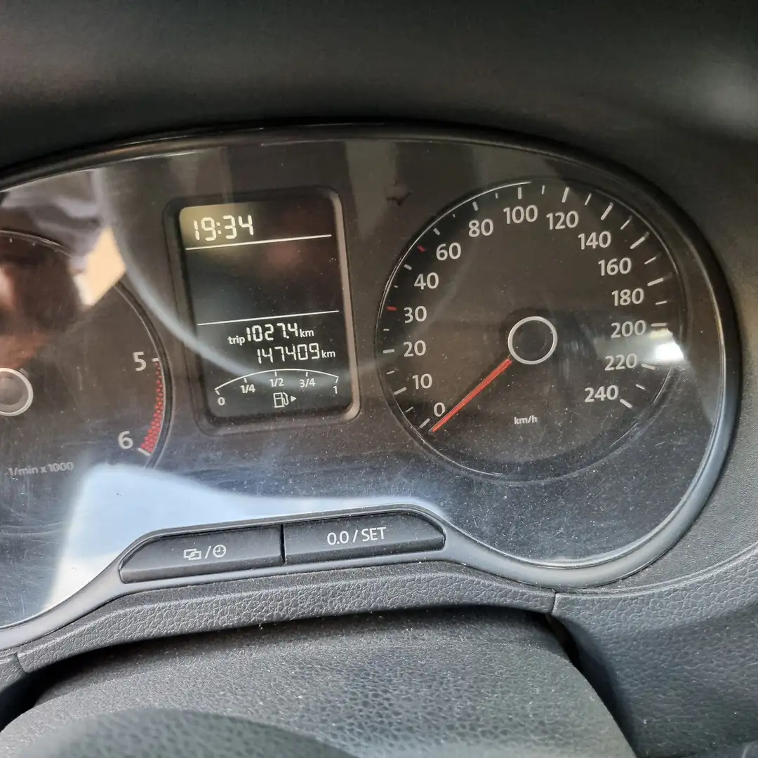 Volkswagen Polo Polo V 2009 5p 1.2 tdi Trendline Bianco - 2