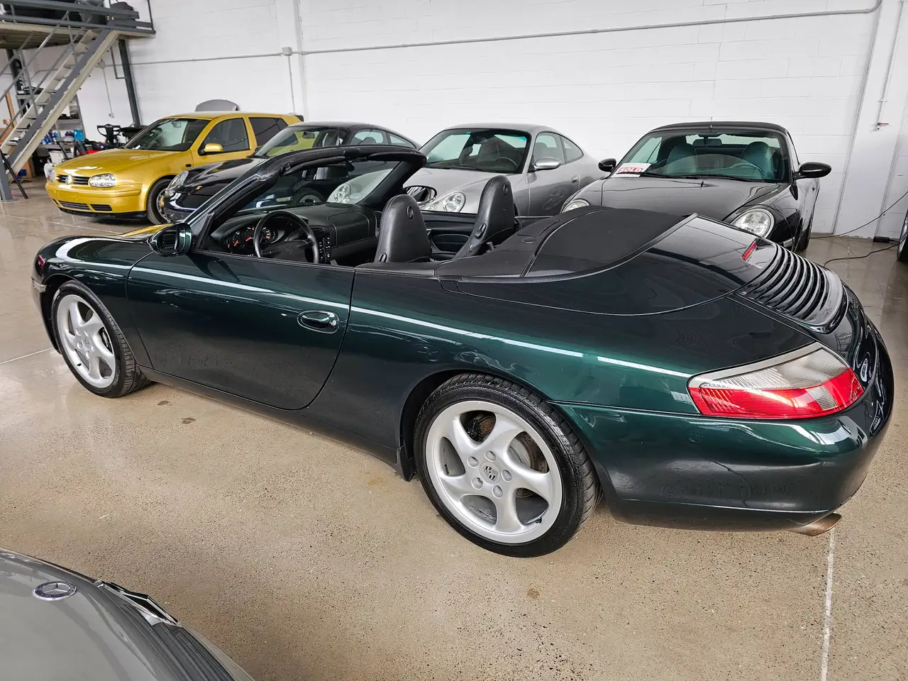 Porsche 911 Cabrio 3.4 VERDE METALLIZZATO!, foto 7