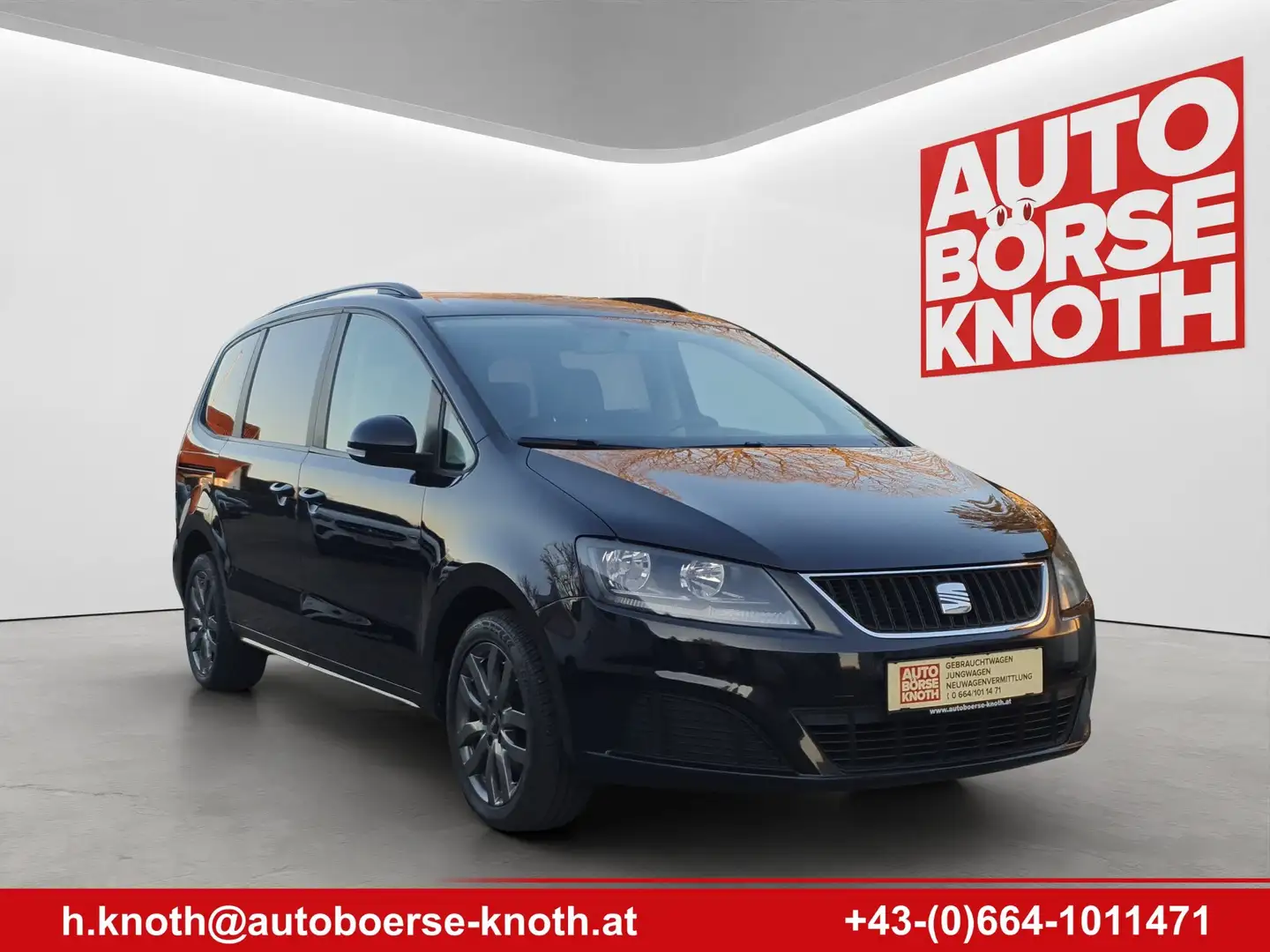 SEAT Alhambra Reference WR, AHV, 3x ISOFIX Noir - 1