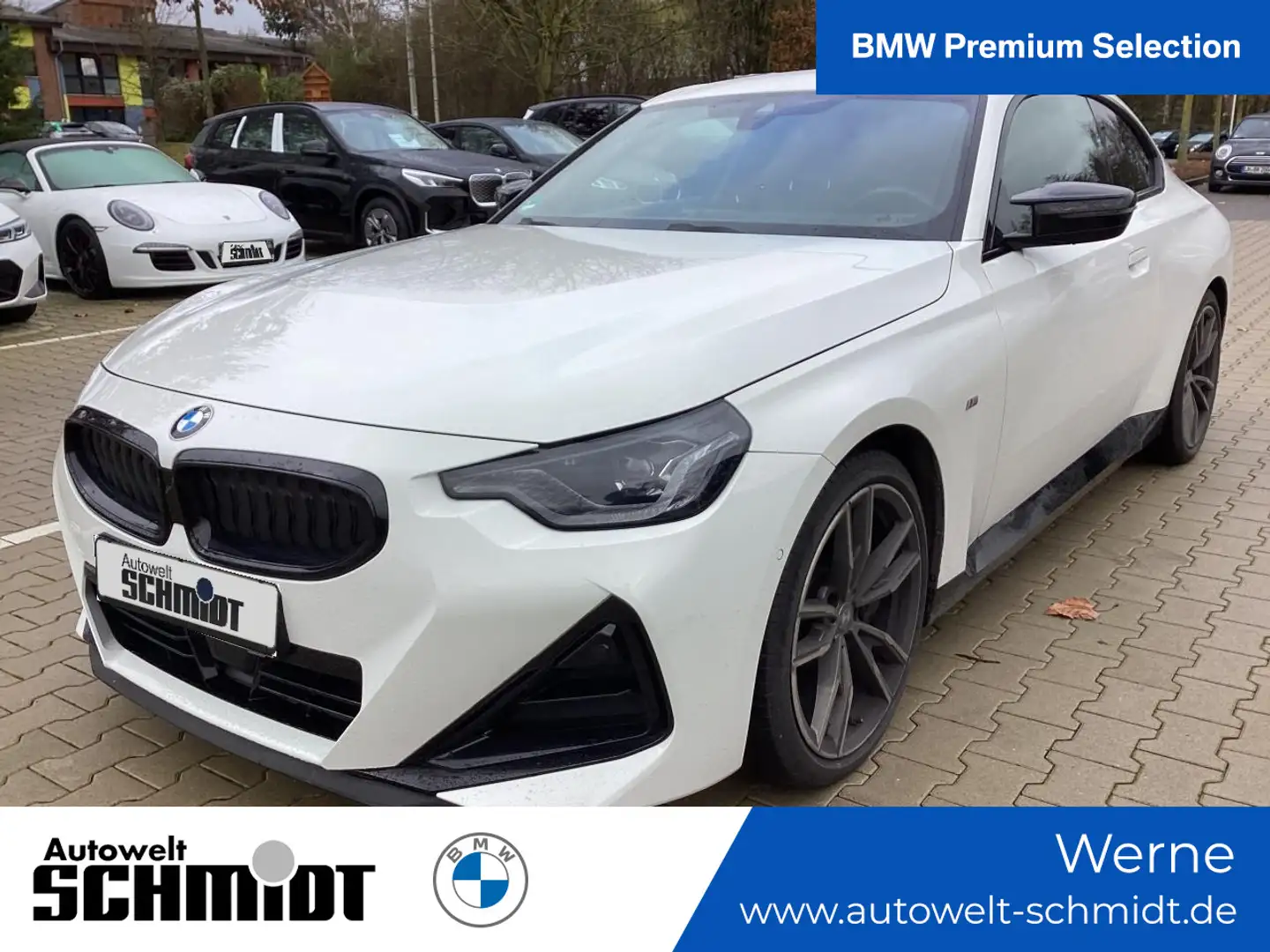 BMW 240 M240i xDrive Coupe + GARANTIE-bis-09.2028 Weiß - 1