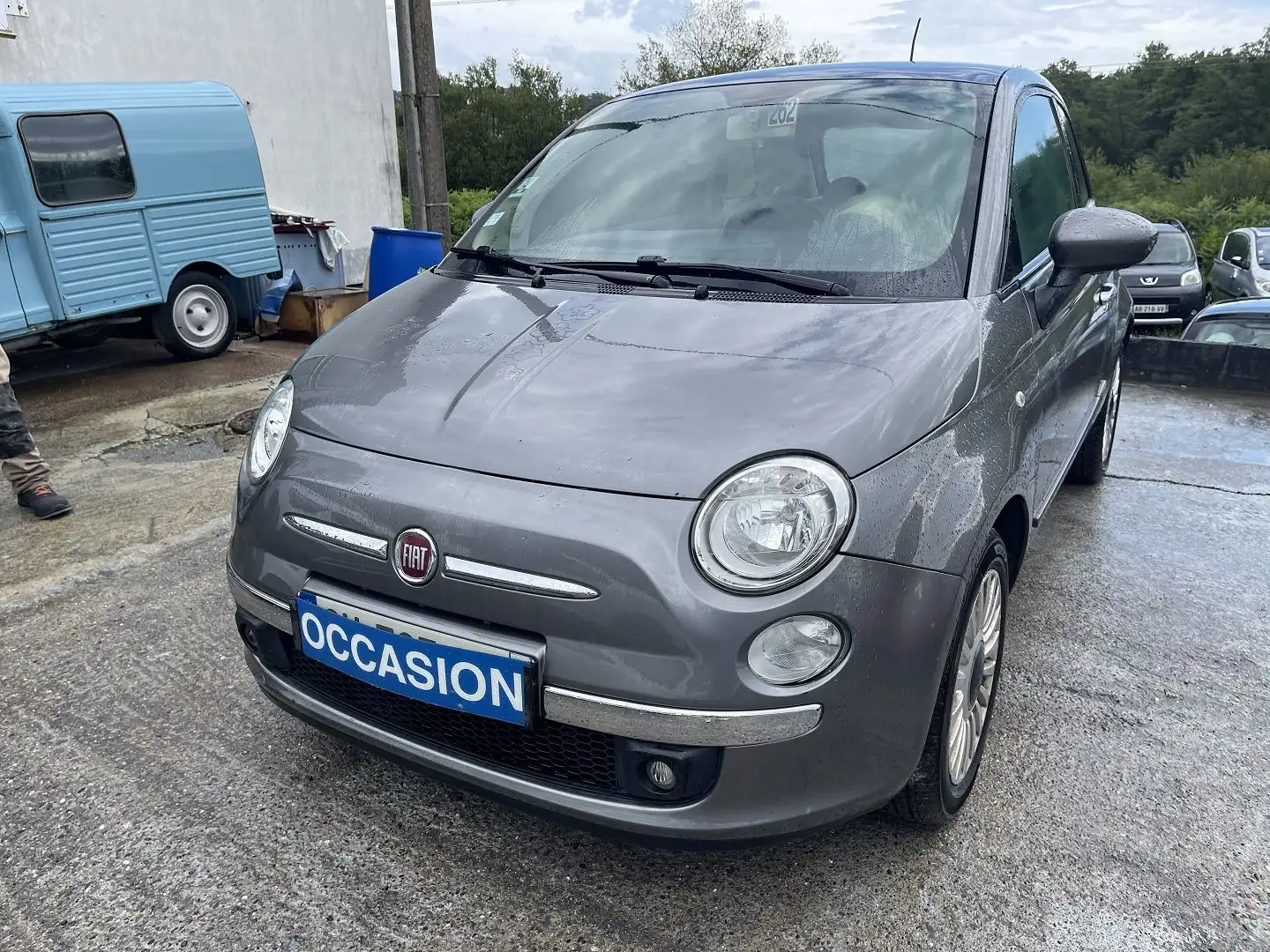 Fiat 500 1.2 8V 69CH 500 AMERICA Gris - 2