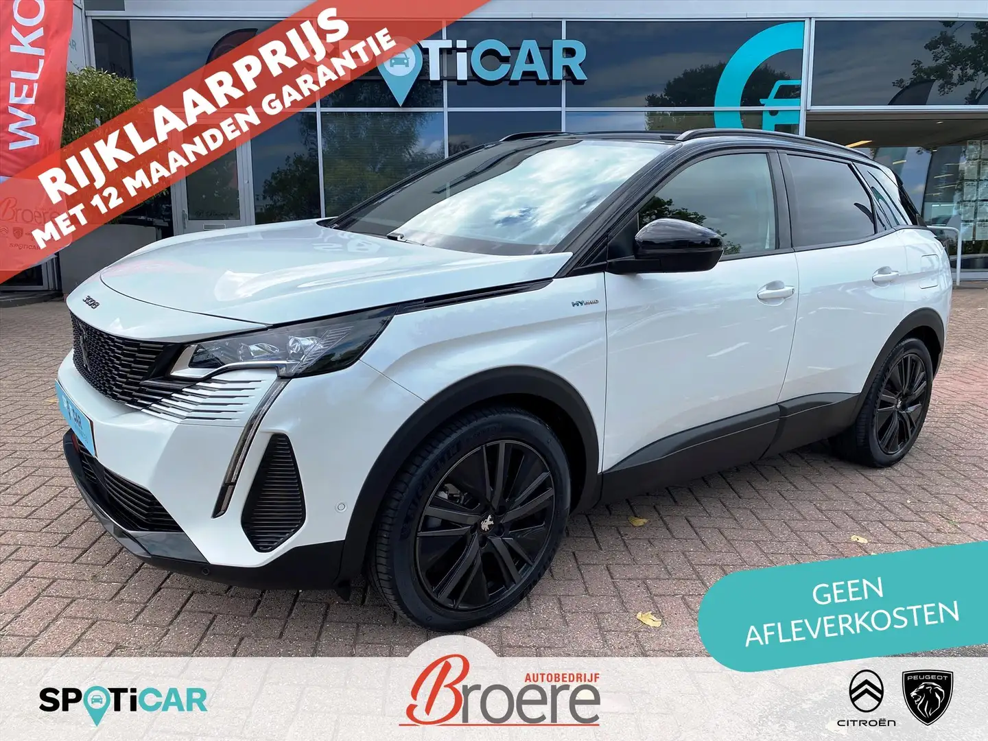 Peugeot 3008 1.6 Plug-in HYbrid 225pk e-EAT8 GT | keyless, verw Blanc - 1