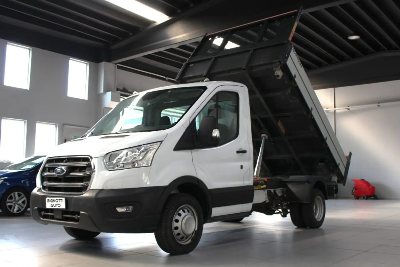 Ford Transit 350 2.0-RIBALTABILE RWD PM-RG CassTrend Scattolini Blanc - 1