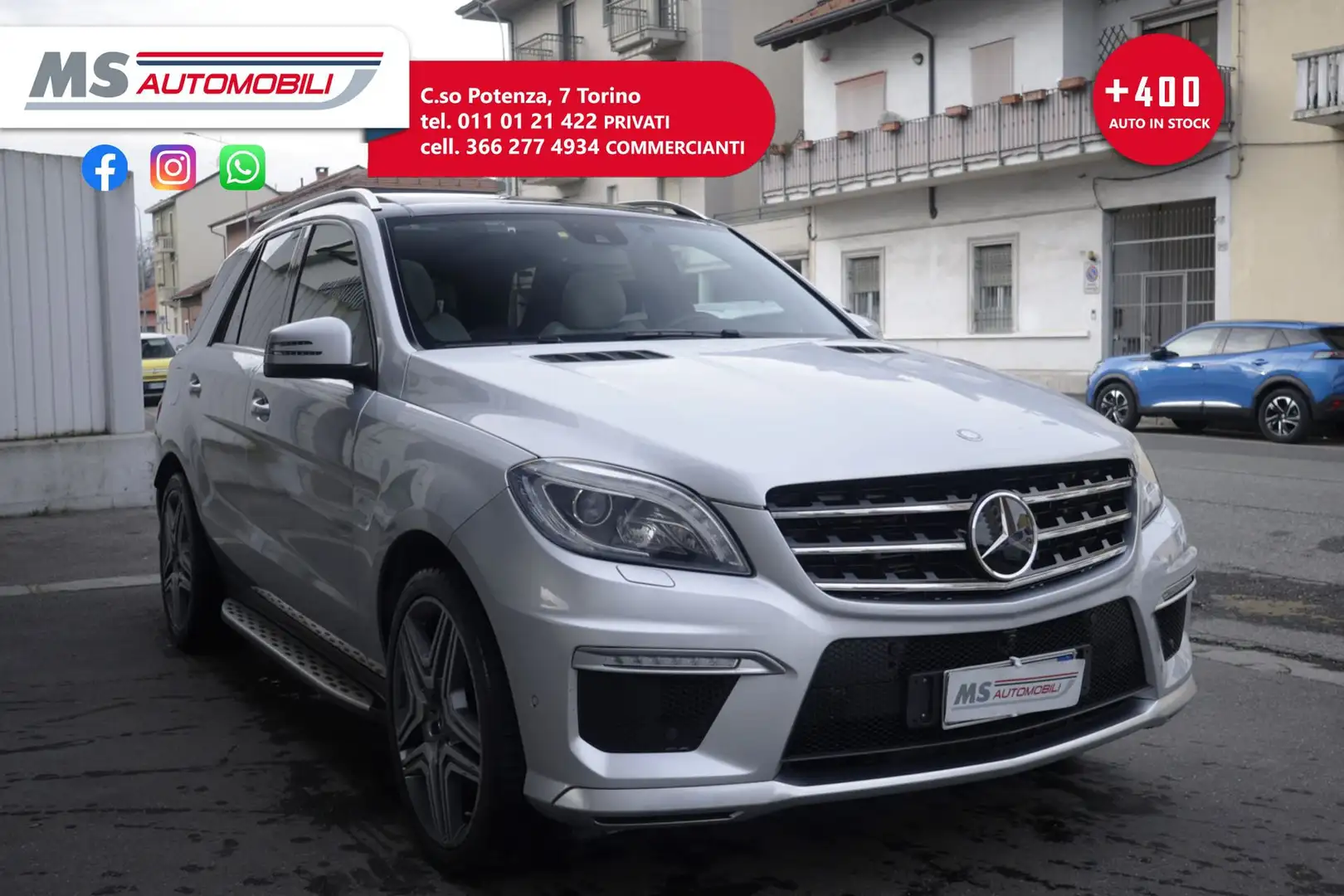 Mercedes-Benz ML 63 AMG ML 63 AMG Performance Tetto Panoramico Unicopropr Argento - 1