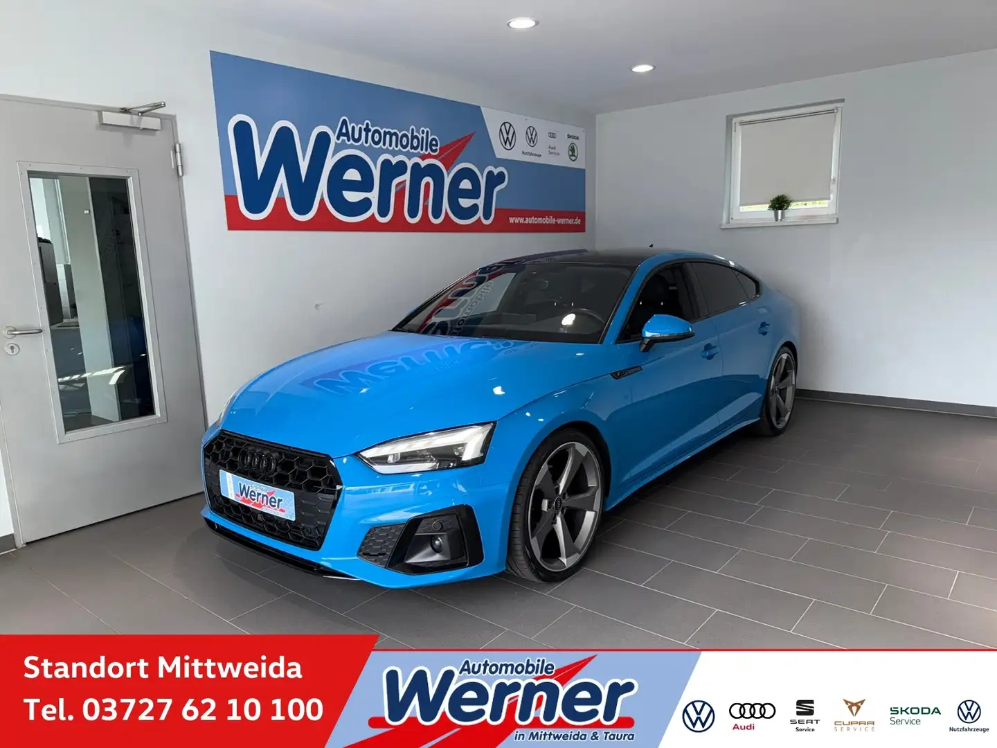 Audi A5 Sportback S line 35TDI Individuallack Bang&Olufse Azul - 1