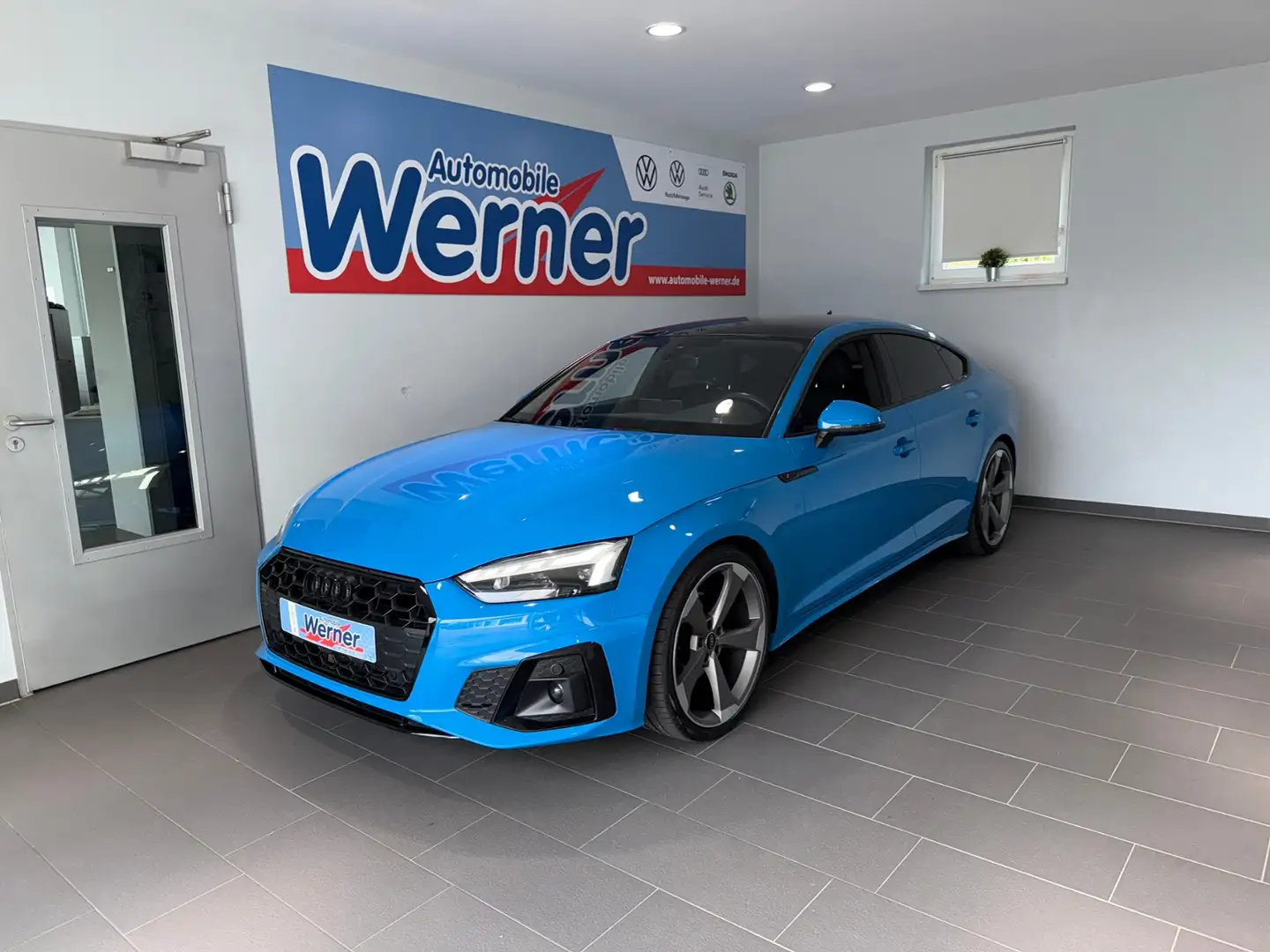 Audi A5 Sportback S line 35TDI Individuallack Bang&Olufse Azul - 2