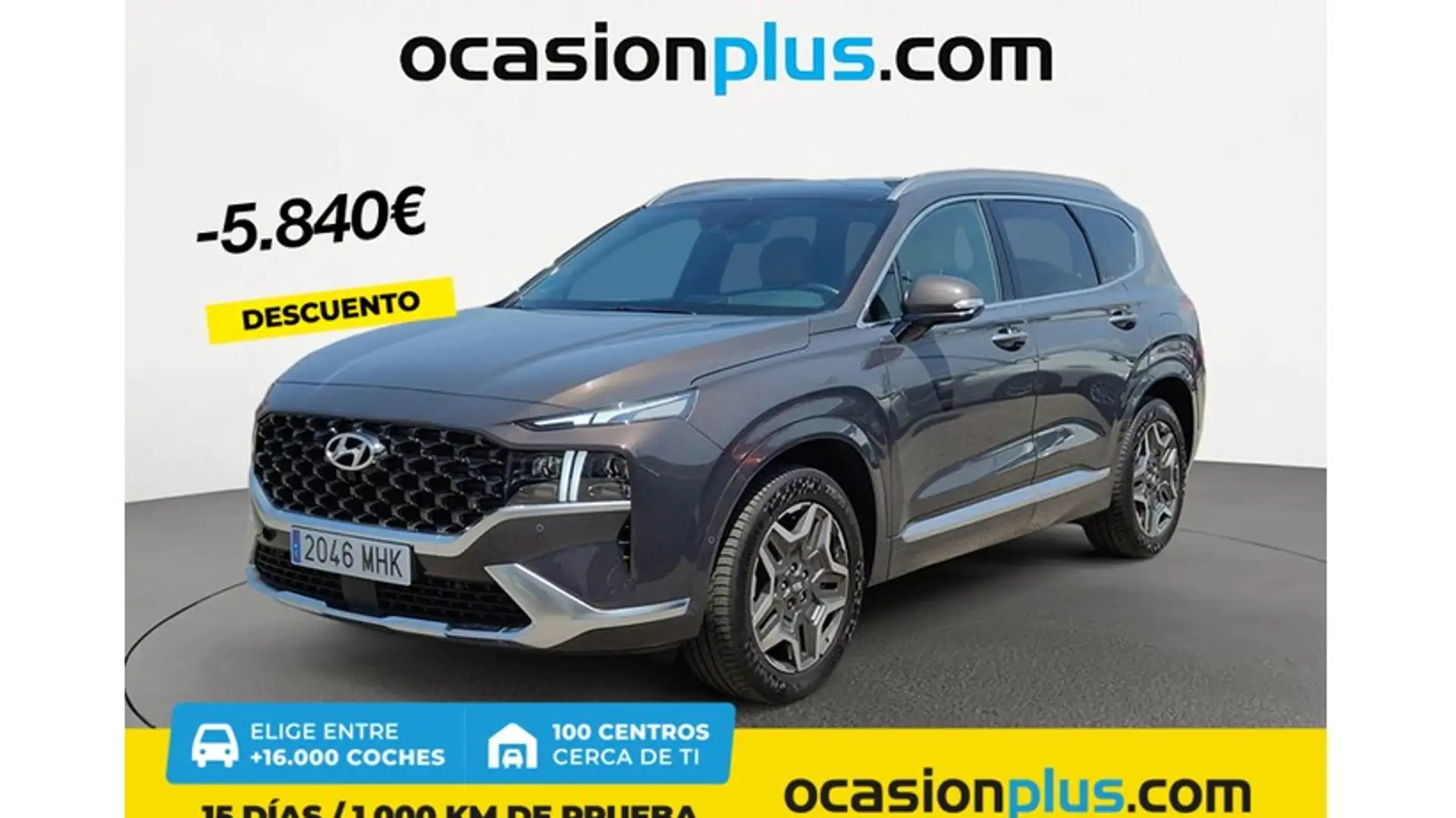 Hyundai SANTA FE 1.6TGDI PHEV Style 7pl 4WD 6AT Marrón - 1