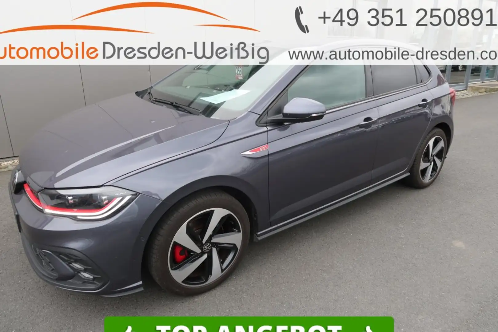 Volkswagen Polo 2.0 TSI DSG GTI*ACC*Matrix-LED*Parkassist* Gri - 1